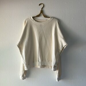 Aliya Wanek Tig Sweatshirt Cream Size 1